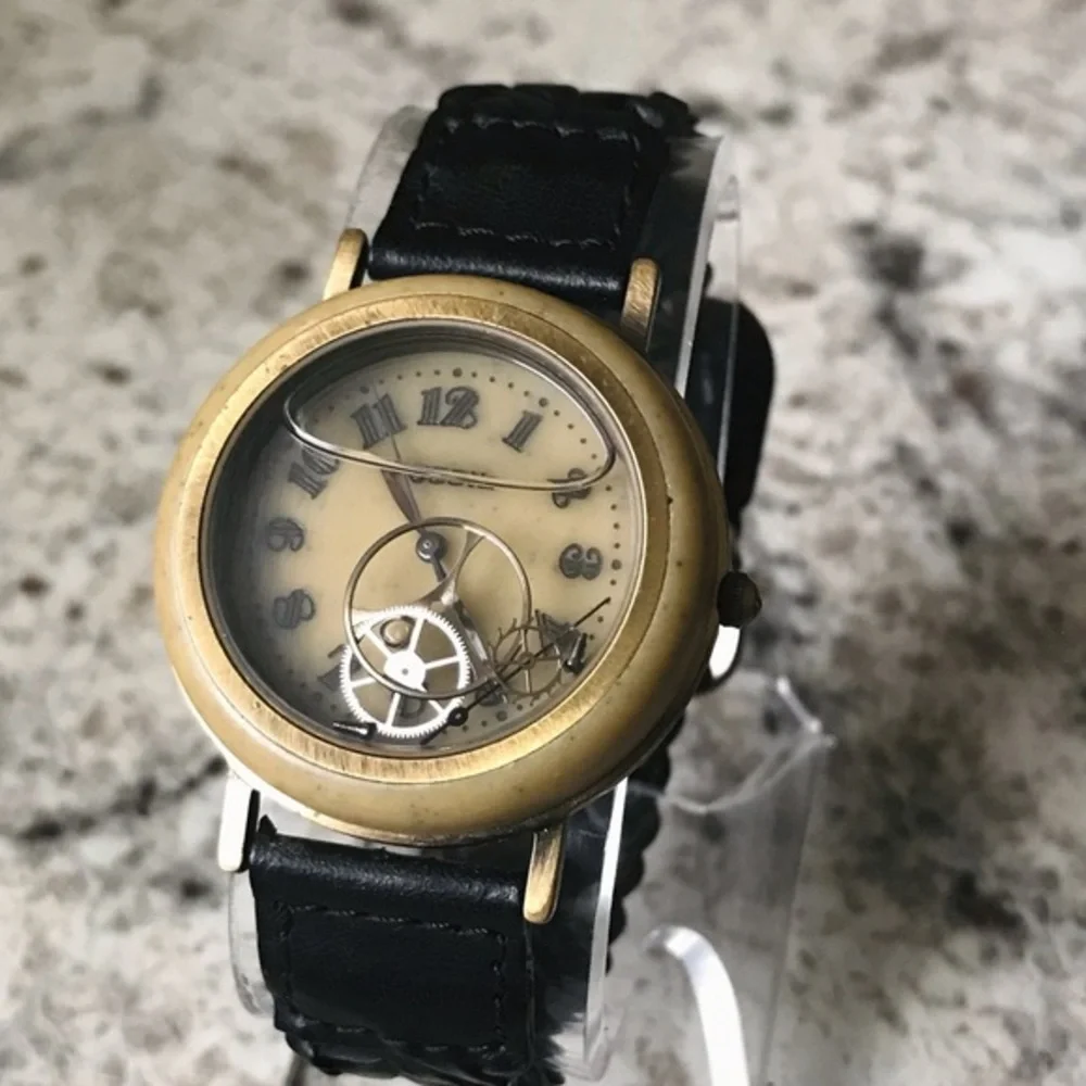 1995 FLOATING GEARS STONE FOSSIL BW-6772